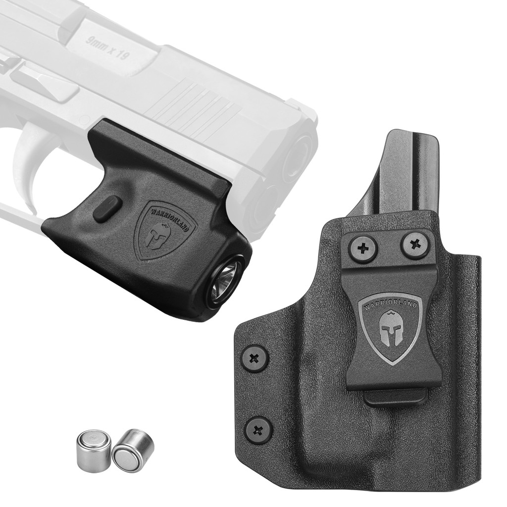 Warriorland Mini Rail Mounted Tactical Light for Sig Sauer P365 Sig P365XL / P365 SAS Pistol Hunting