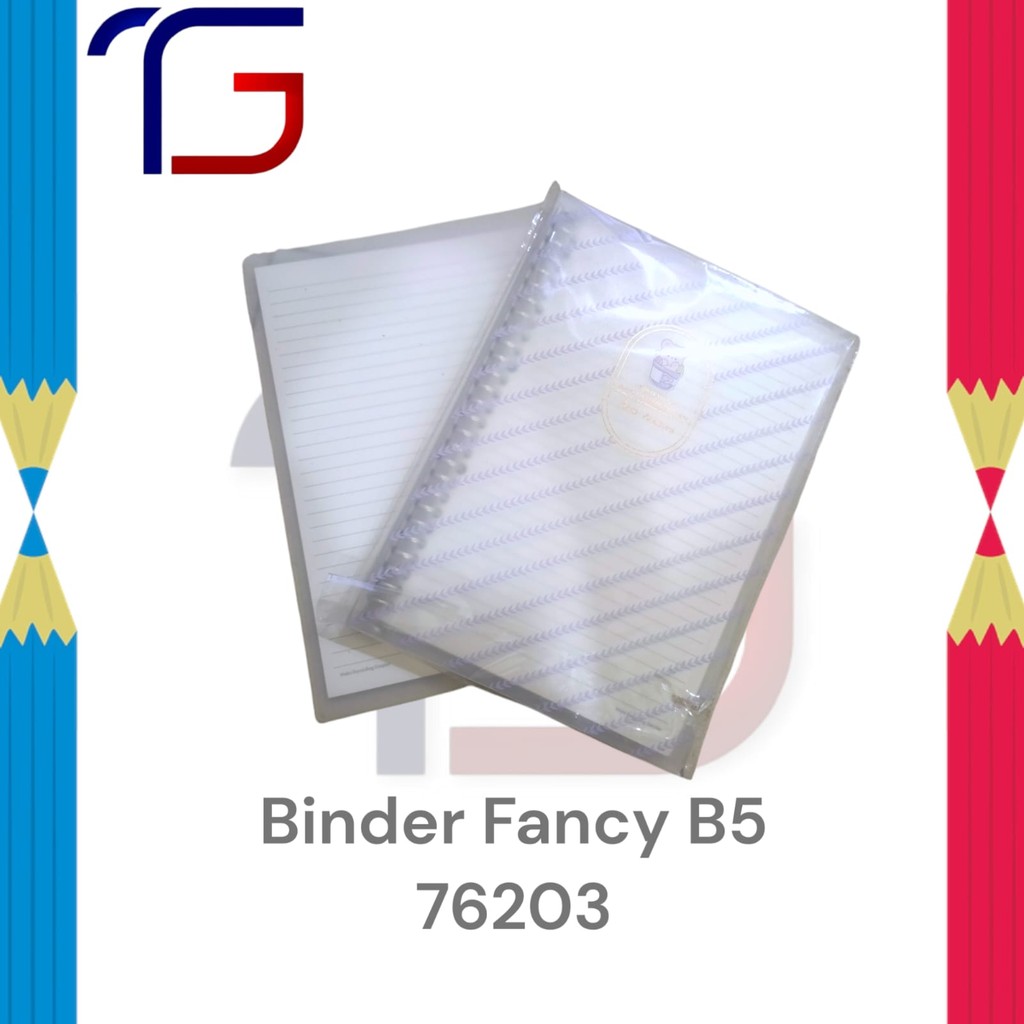 

Binder Besi Fancy B5 Ring 76203 Cover Tebal