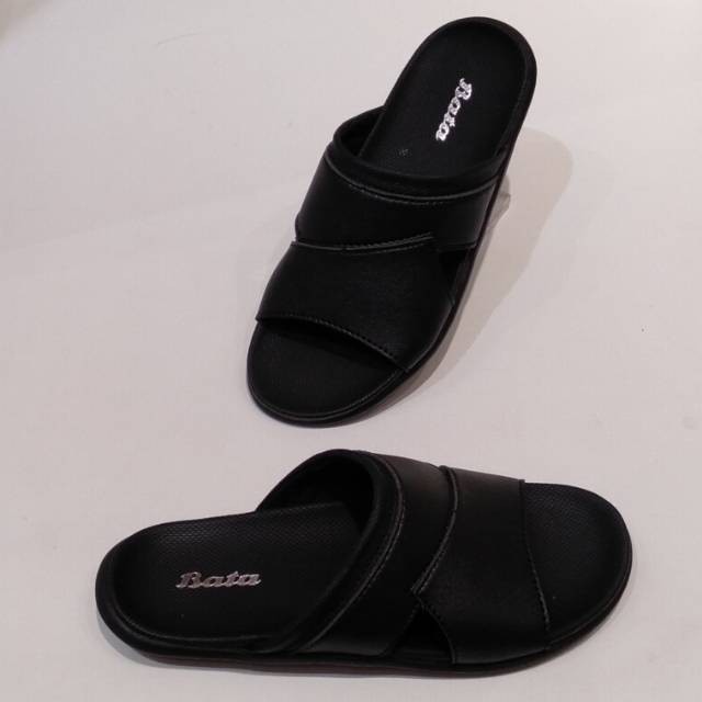 Sandal Slop Kulit Pria/ Sandal Kulit Pria Bata/ Sandal Pria Terlaris (BISA COD) Sendal Remaja Pria
