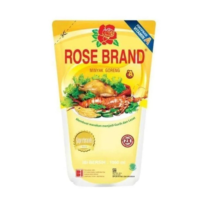 

ROSE BRANT Minyak Goreng 1 L Rosebrand Refill