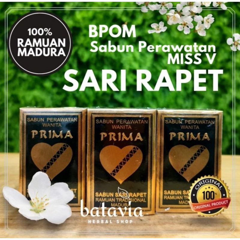 Sabun Rapet Wanita Prima Sabun Sari Rapet Sabun Miss V Ramuan Madura ready langsung kirim