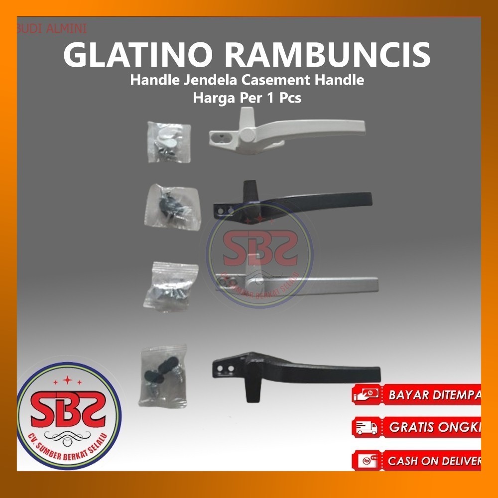 (GLATINO) Rambuncis Jendela Handle Jendela Casement Handle