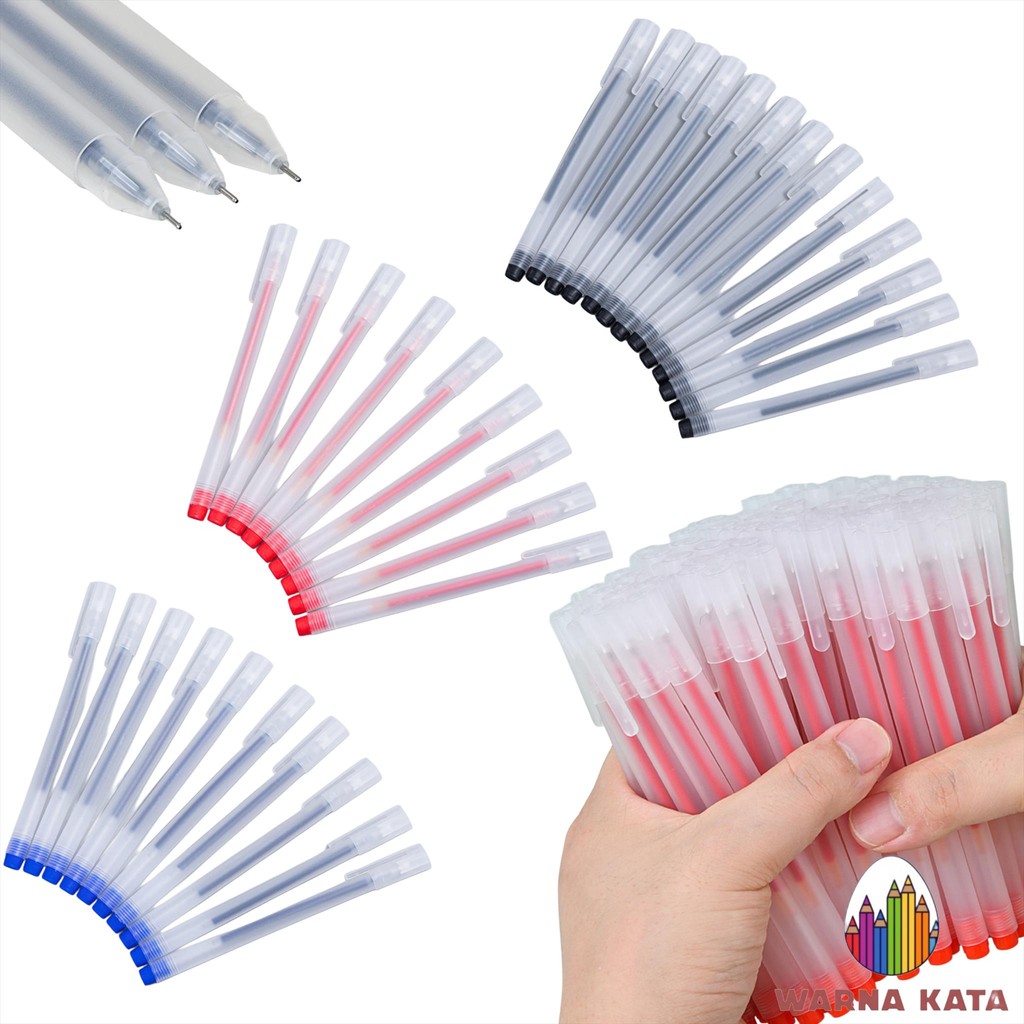 

MW007 Bolpen Ekonomis Frosted Pen Pena Tulis Menulis Sekolah SD SMP SMA Alat Tulis Kantor ATK