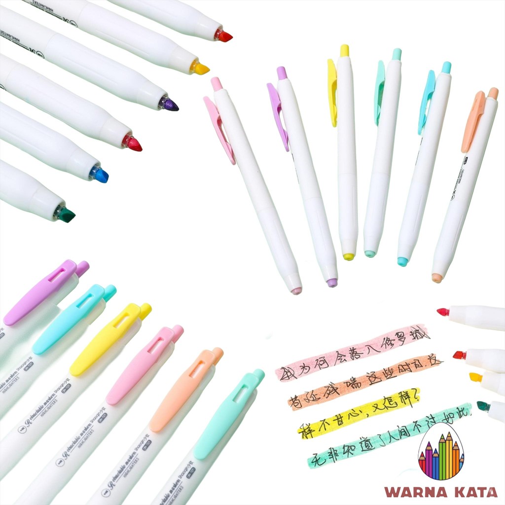 

MW020 Stabilo Highlighter Set 6 Pieces Stabillo Marker Catatan Notes Notebook Sekolah Kuliah Kantor