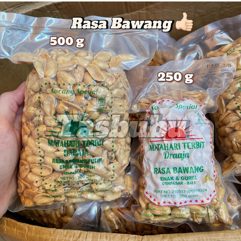 

KACANG BALI MATAHARI TERBIT 500g RASA BAWANG BISA COD