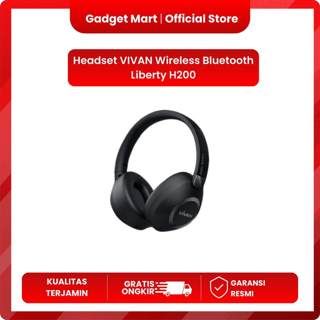 Headset VIVAN Wireless Bluetooth Liberty H200