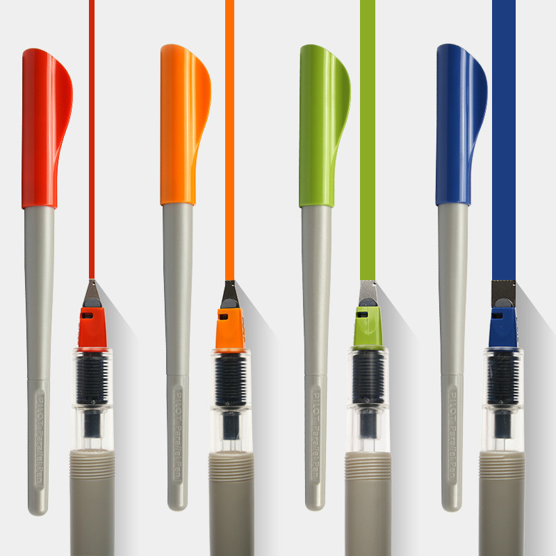 

pilot parallel pen art fountain Gothic Arabic calligraphy 12 color ink cartridges 1.5 2.4 3.6 1.18 6.0mm