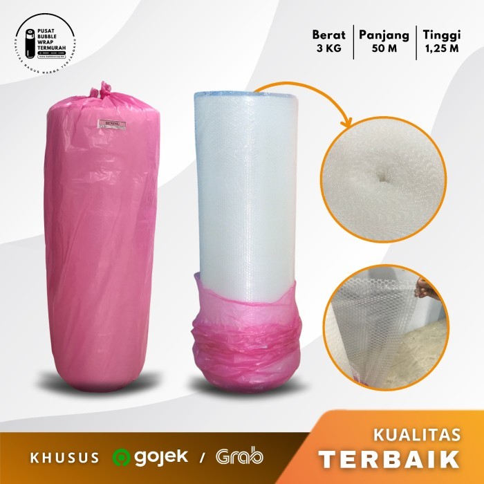 

buble wrap bening 3 kg lebar 125 cm panjang 50 m