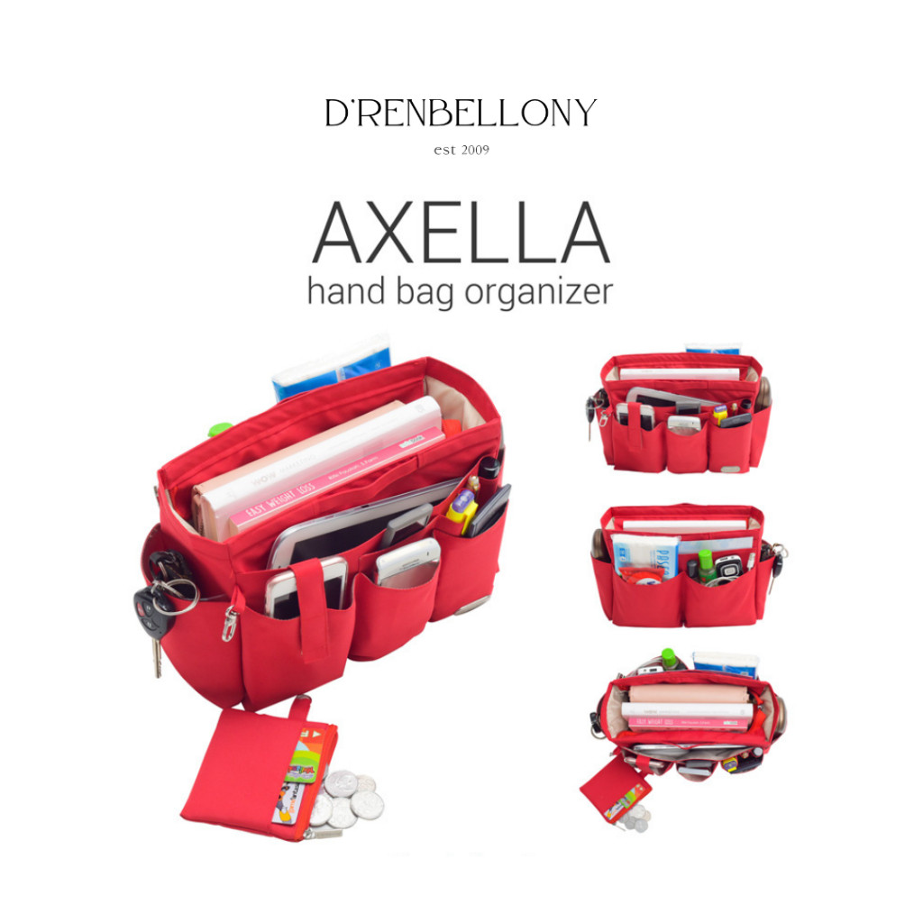 DRENBELLONY Axella Bag Organizer Tas Organizer Dalaman Tas Besar