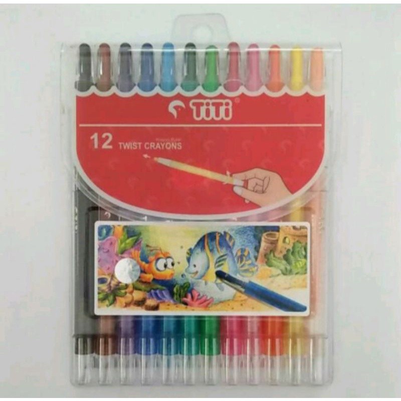 

[PCS] CRAYON TITI / KRAYON PUTAR TITI 12 TWIST CRAYONS PANJANG