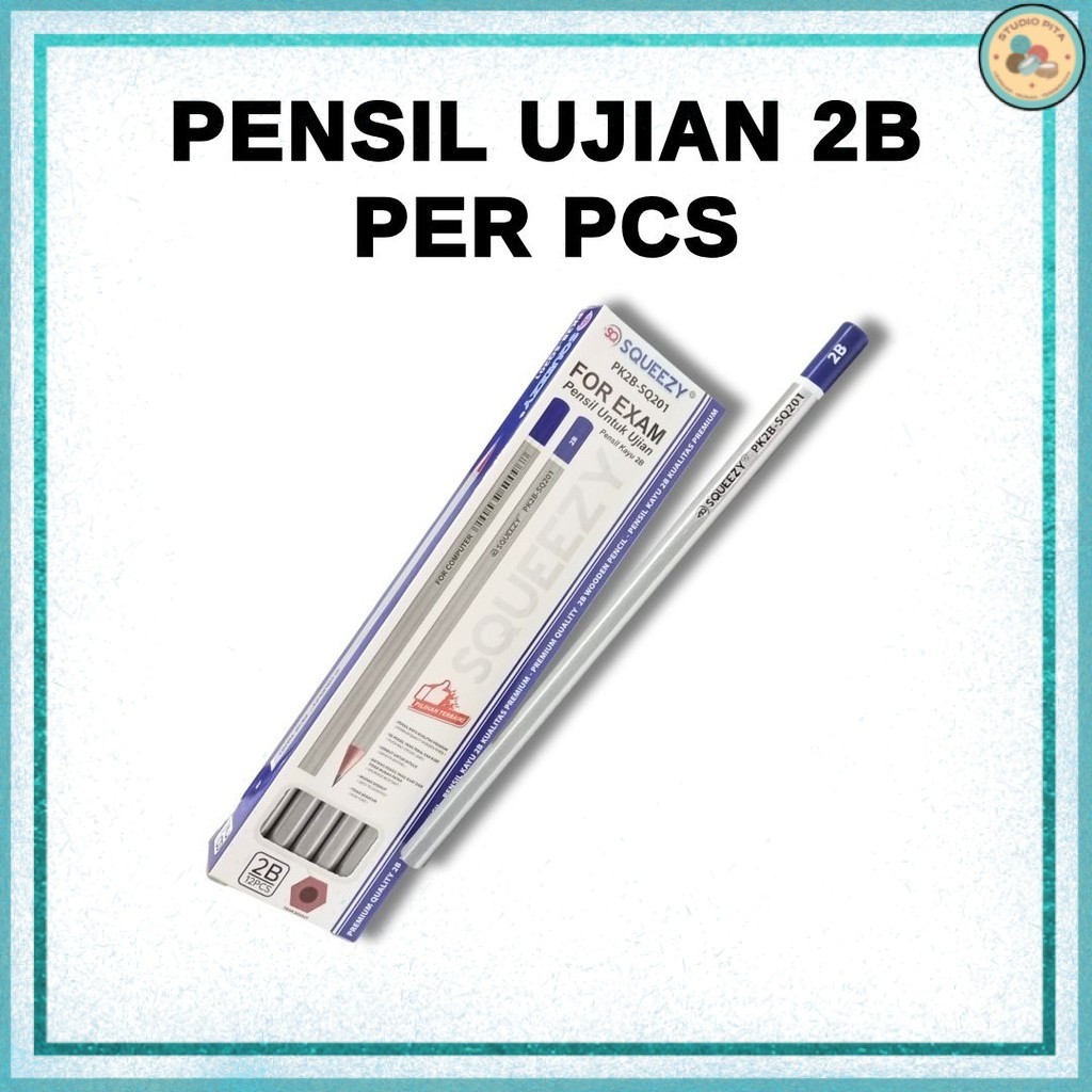 

Pensil 2B Premium merk Squeezy cocok untuk ujian