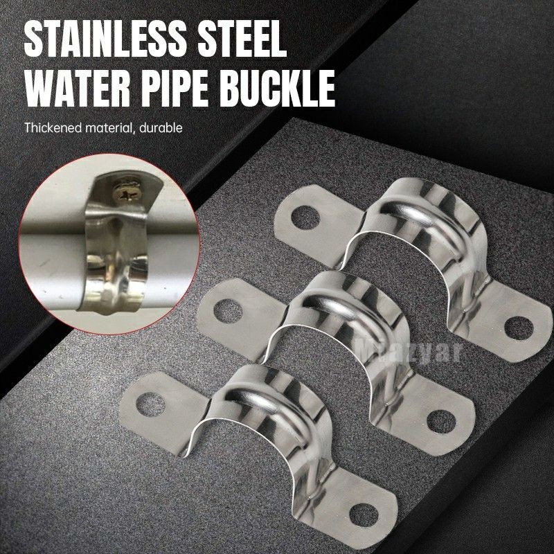 Clamp Pipa Listrik 1/2"  Klem Pipa Model Omega Klem Pipa Paralon Bahan Baja Tahan Karat Mia