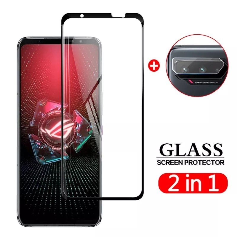 TEMPERED GLASS FOR ASUS ROG PHONE 5 ROG 5 ZS673KS FULL COVER