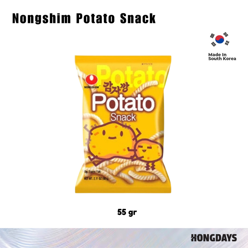 

Nongshim Potato Snack 55g - Snack Kentang Made In Korea - HONGDAYS