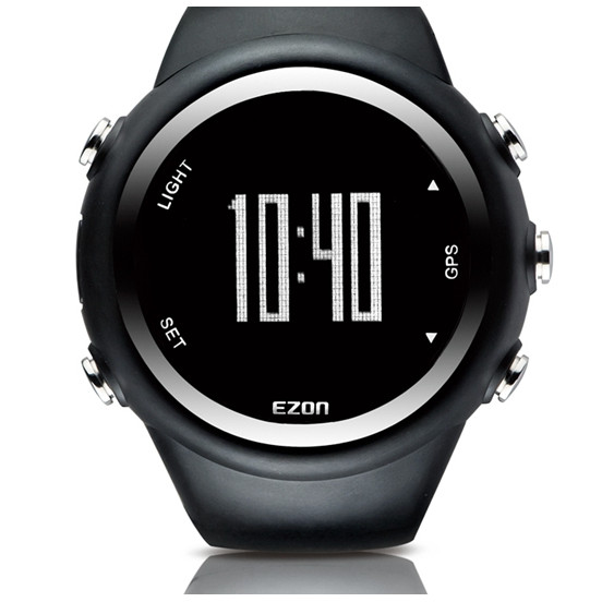 Men's Digital Sport Wristwatch GPS Running Watch With Speed Pace Distance Calorie Burning  Stopwatch