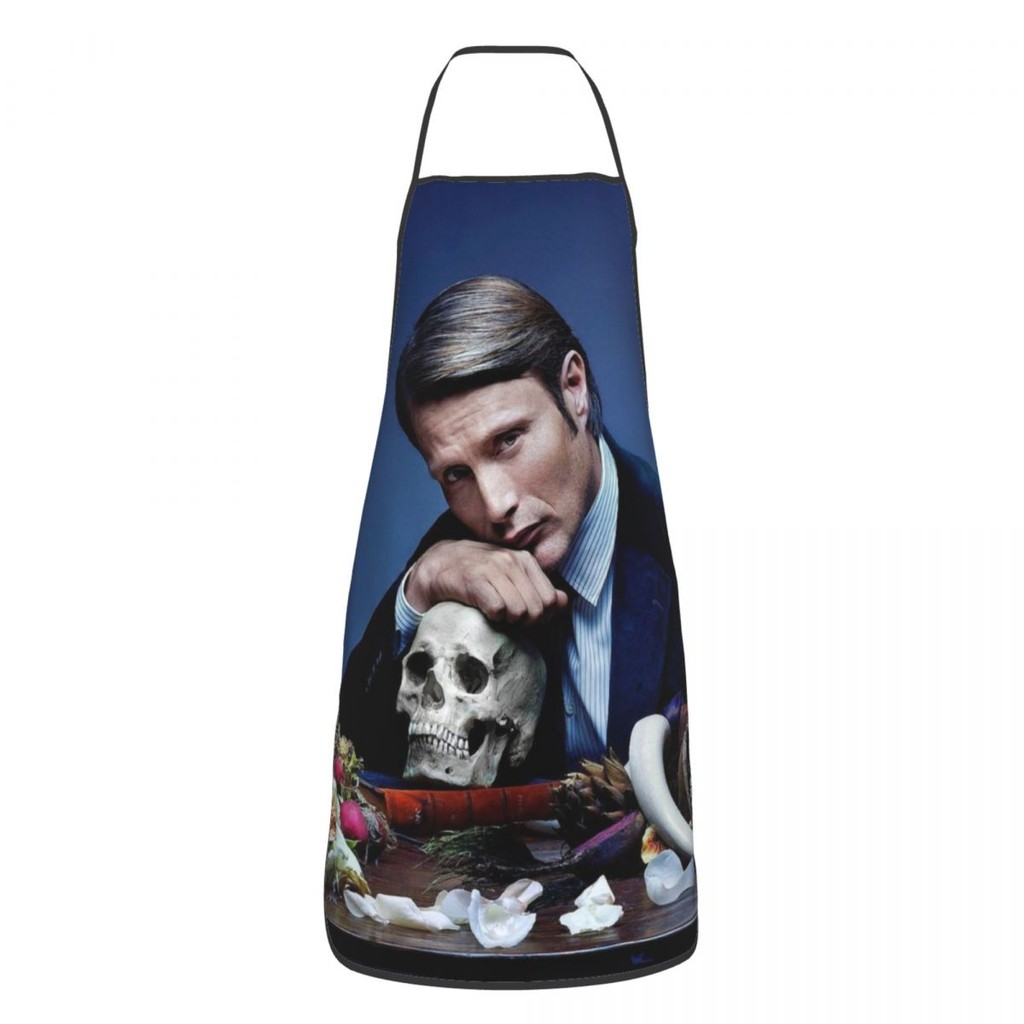 

Mads Mikkelsen Funny Aprons Men Women Adult Unisex Kitchen Chef Bib Tablier Cuisine Cooking Baking Painting