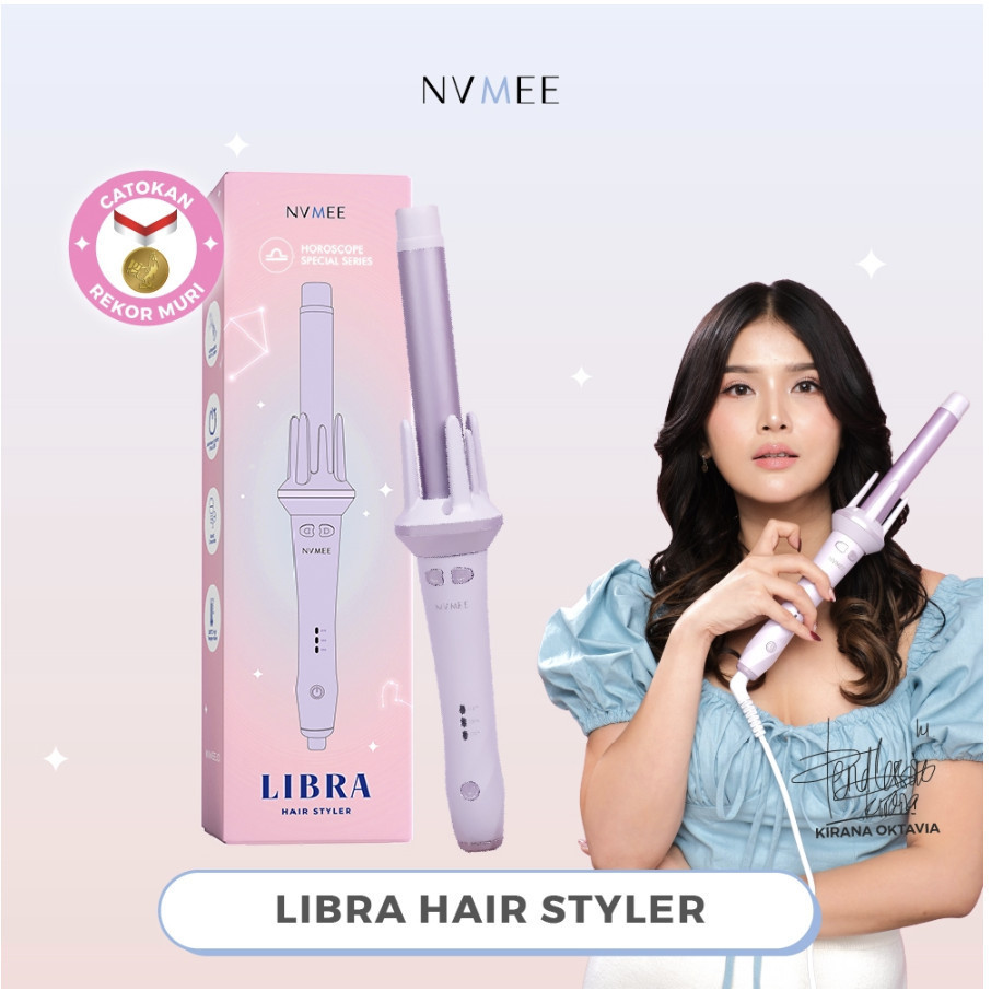 NVMEE - Catokan Pelurus Rambut Saturn | Libra | Scorpio | Sagitarius | Aries| beauty - Hair Styler