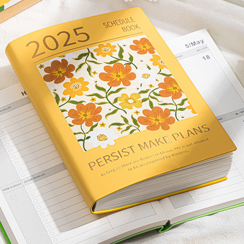 

A5 2025 Schedule Planner Notebook 12 Months INS Office Work Planner To Do List Taking Notes 365 Days Efficiency Notepad