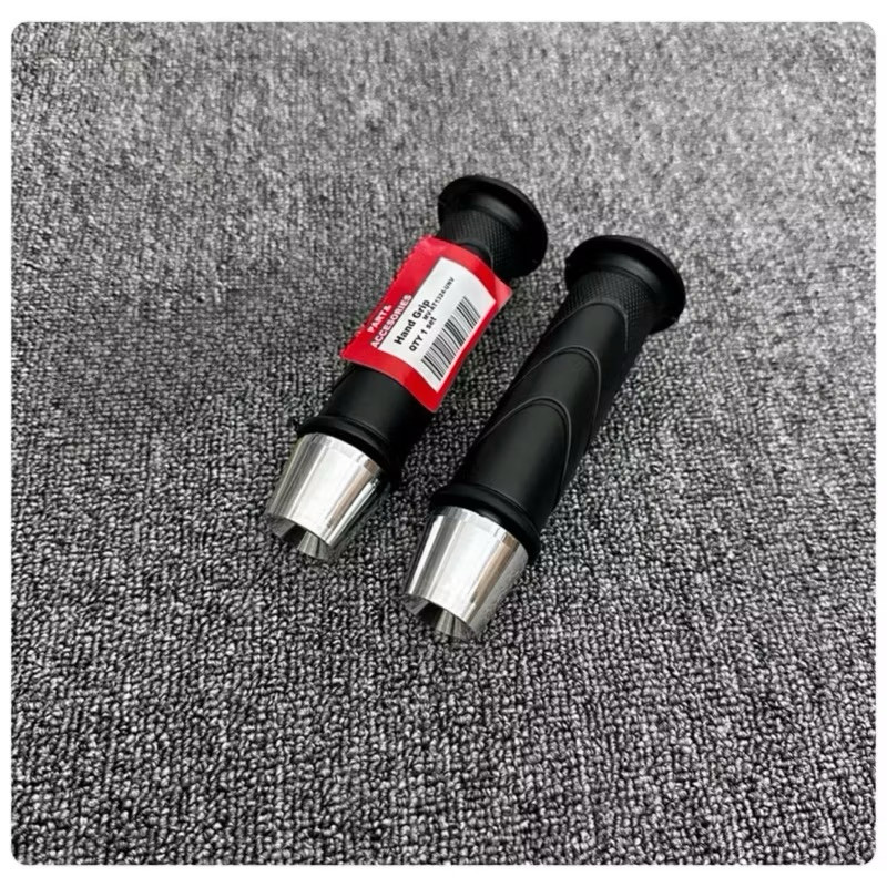 Paket HEMAT Handgrip Honda Set Bandul Jalu Stang Chrome Model Pcx Universal Grip Honda Semua Motor B