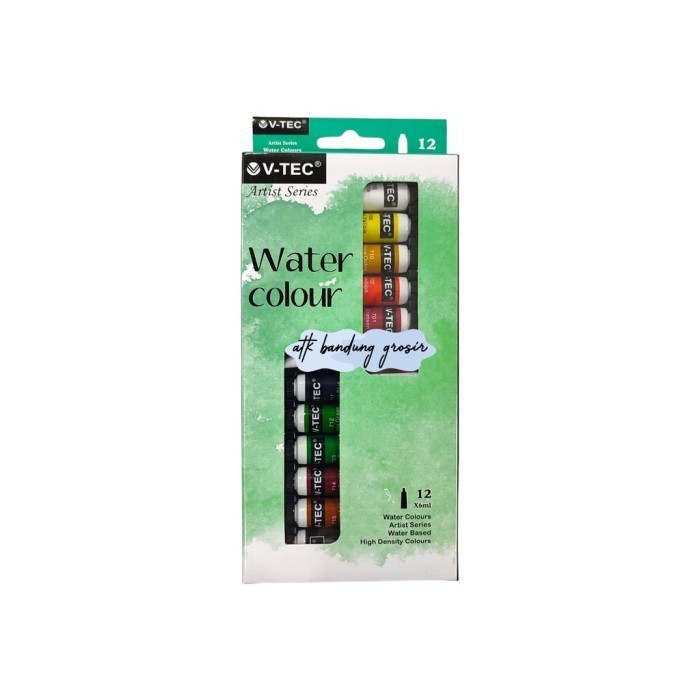 

Cat Air V-tec VT-1325/ W Water Colours 12 Warna x 6 ML – Set
