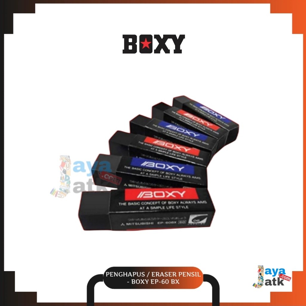 

Penghapus Karet Kecil / Eraser Pensil - Boxy EP-60BX