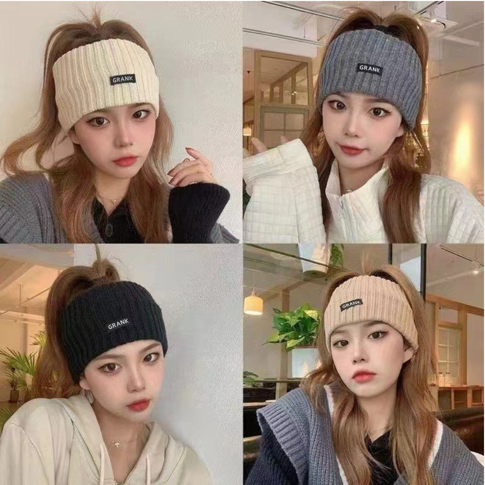 Headband Korea Bandana Bando Topi Kupluk Terbuka / Bandana Wanita Fhasion Korea / Headband Sport