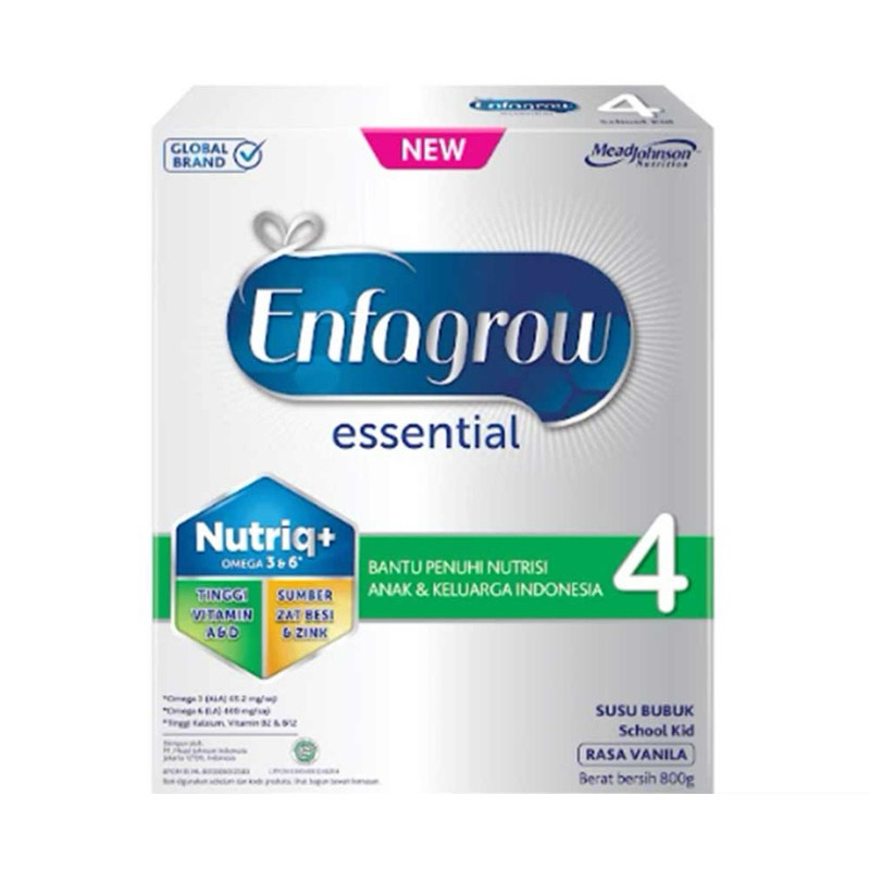 

enfagrow essential 4 vanilla susu pertumbuhan 800gr