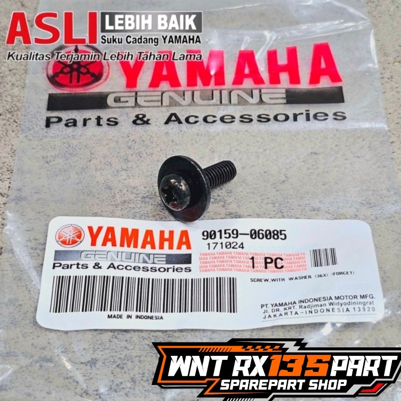 BAUT COVER BODY BELAKANG SAMPING KANAN F1ZR FIZR SS TWO VEGA R LAMA ORIGINAL YAMAHA | 90159-06085