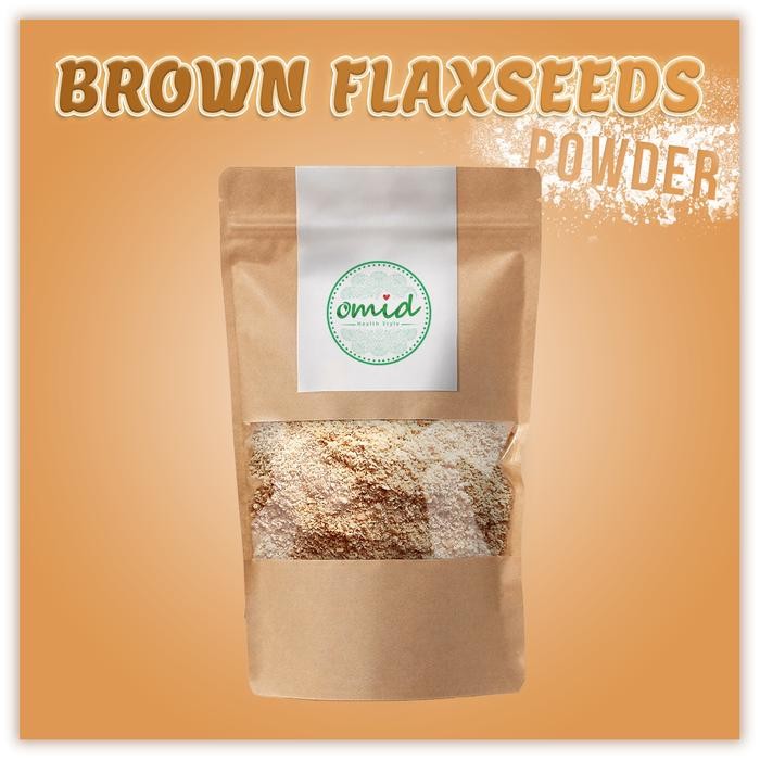

[[Promo]] [1 Kg] | Organic Brown Flaxseed Powder - Tepung Biji Rami Cokelat - 1 kg