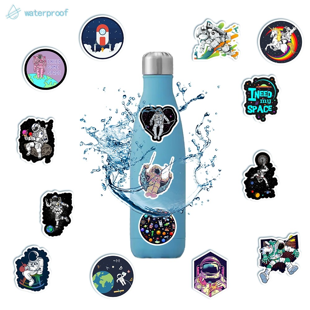 

Stikers Pack NASA Space Astronaut Stiker Anti Air-Sticker Aesthetic Buku Casing HP Laptop Helm Motor Botol