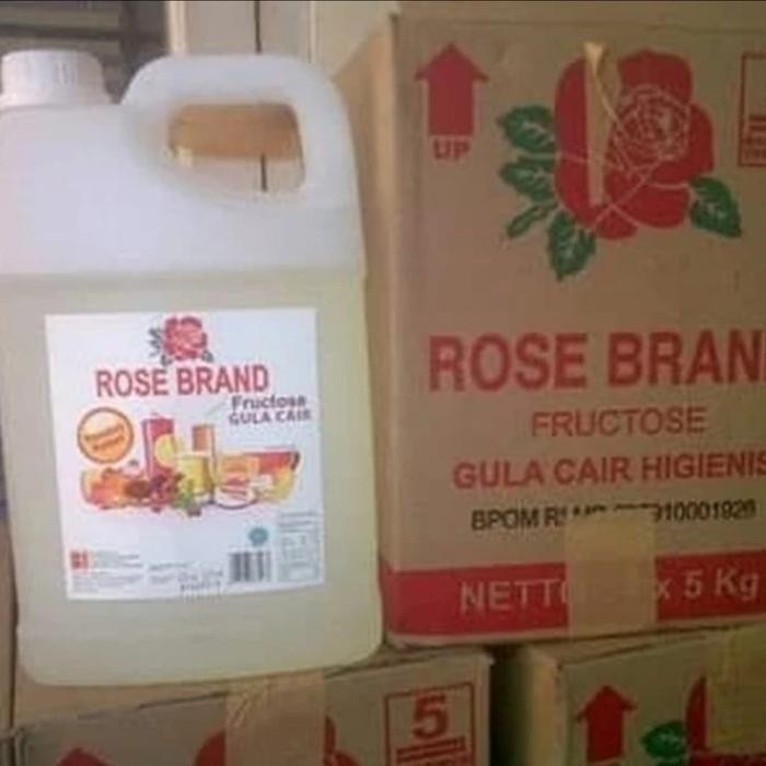 

gula cair rosebrand 5kg/gula fcutose rose brand