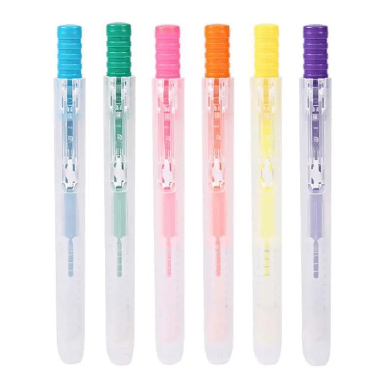 

Stabilo Retractable M&G Highlighter Penanda Text