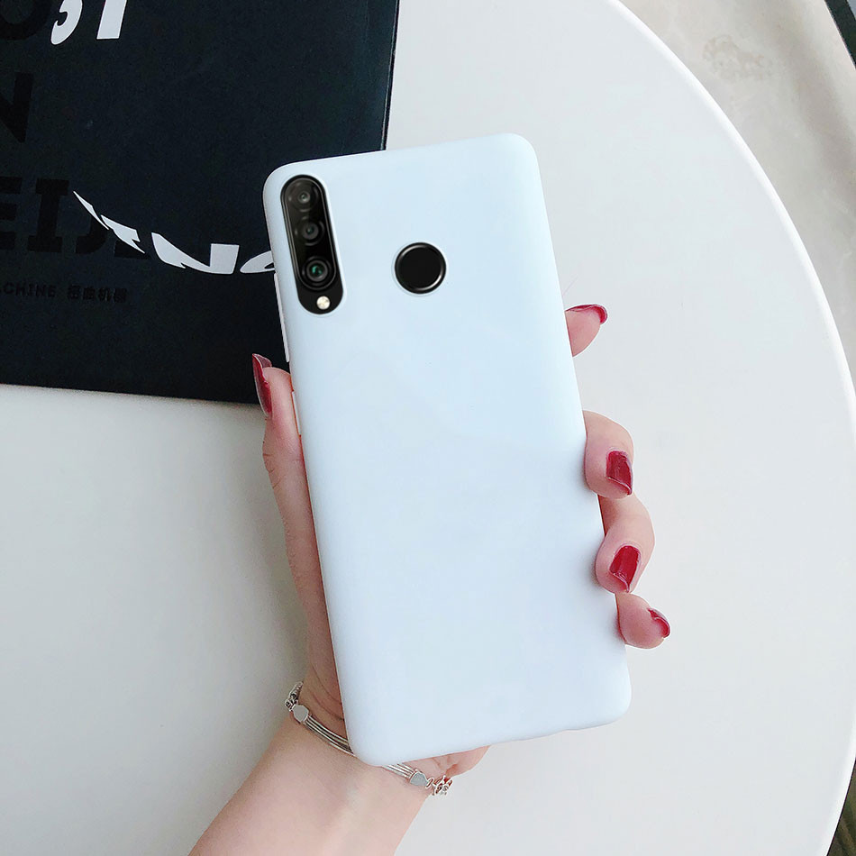 Case For Huawei P40 Lite E P30 Lite Pro P20 Lite P10 P Smart Plus Z 2019 2018 Matte Soft Back Cover 