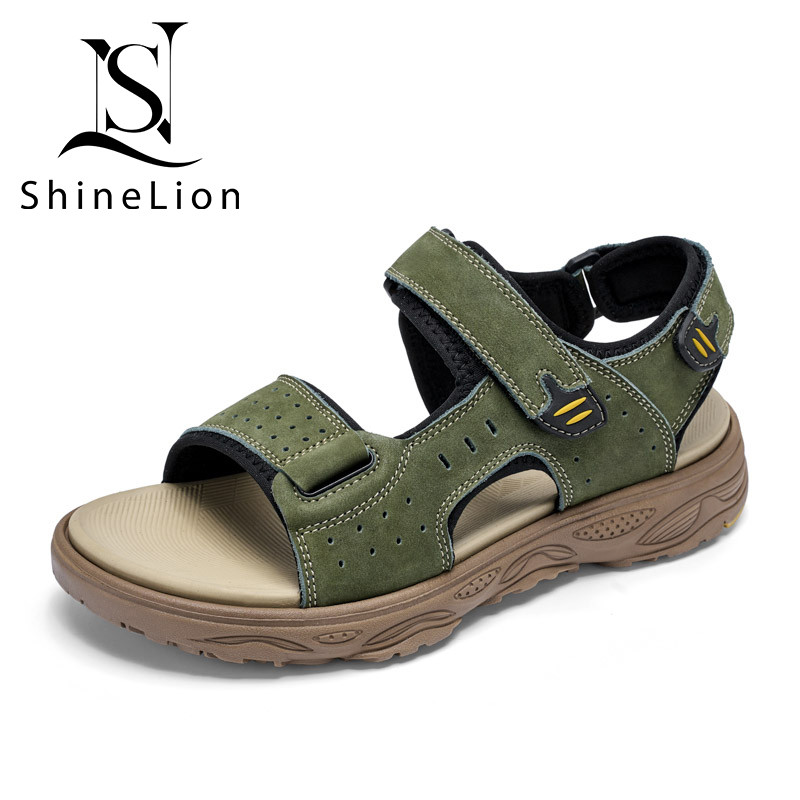 ShineLion KP-2511 Sandal Pria Terbaru 2026 Casual Olahraga Bernapas Anti Slip Nyaman Sandal Cowok Or