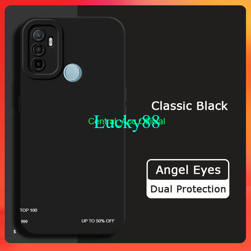 C [ Oppo A53 / A53s 4G ] Soft Case Macaron Big Eye Candy Pro Camera Samsung Series Bahan Karet Lentu