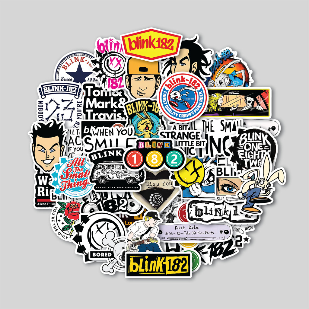 

STICKER PACK BLINK 182 | STICKER TUMBLER | STIKER LAPTOP KOPER HELM