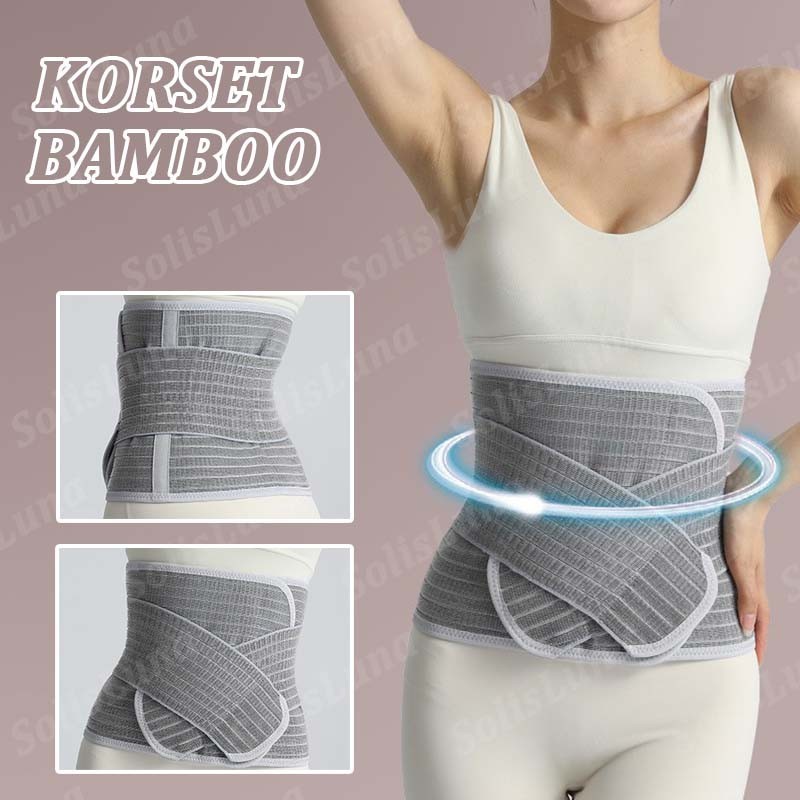 Korset Nano Bamboo Korset Pelangsing Pasca Melahirkan Normal & Caesar Korset Pelangsing Perut Buncit