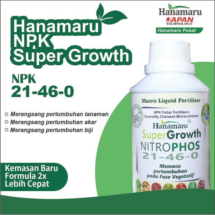Pupuk Hanamaru Super Growth untuk Pertumbuhan Tanaman [terlaris]
