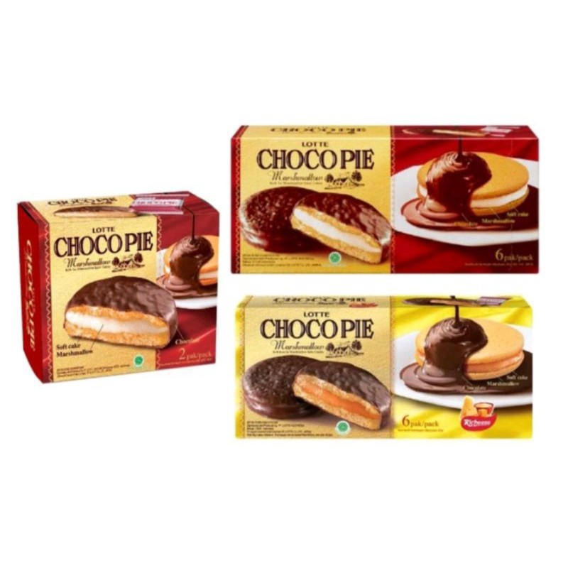 

LOTTE CHOCOPIE Marshmallow 1 Box isi 6/12 Pcs