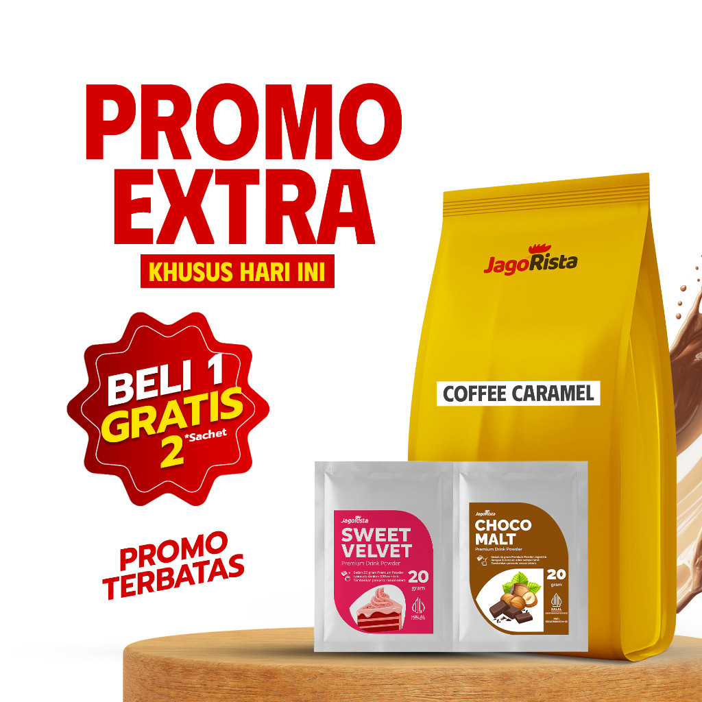 

Jagorista Bubuk Minuman Coffee Caramel 1 KG Kualitas Premium