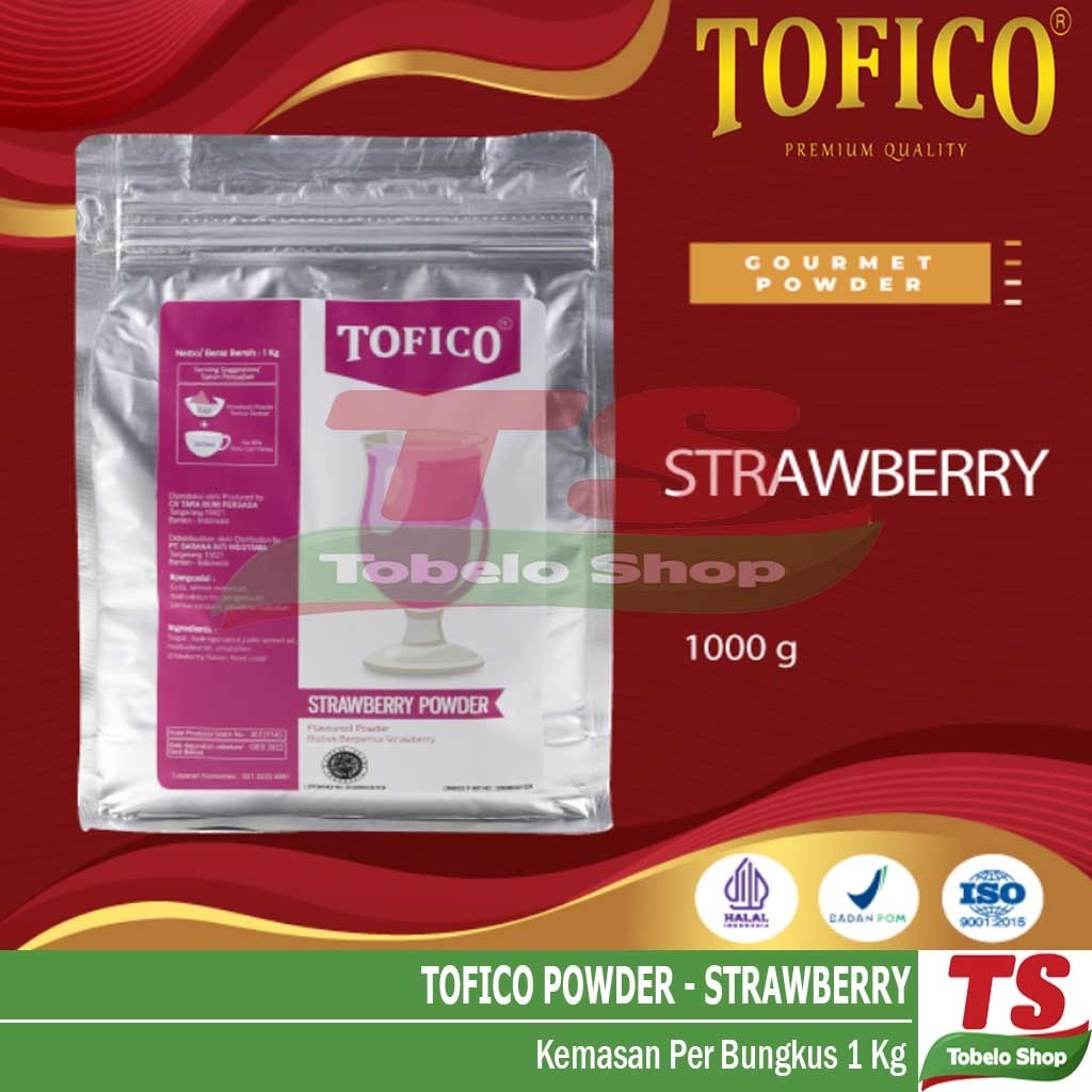 

TOFICO STRAWBERRY POWDER / TOFICO POWDER STRAWBERRY / BUBUK MINUMAN STRAWBERRY / TOFICO POWDER STRAWBERY / TOFICO STRAWBERY POWDER