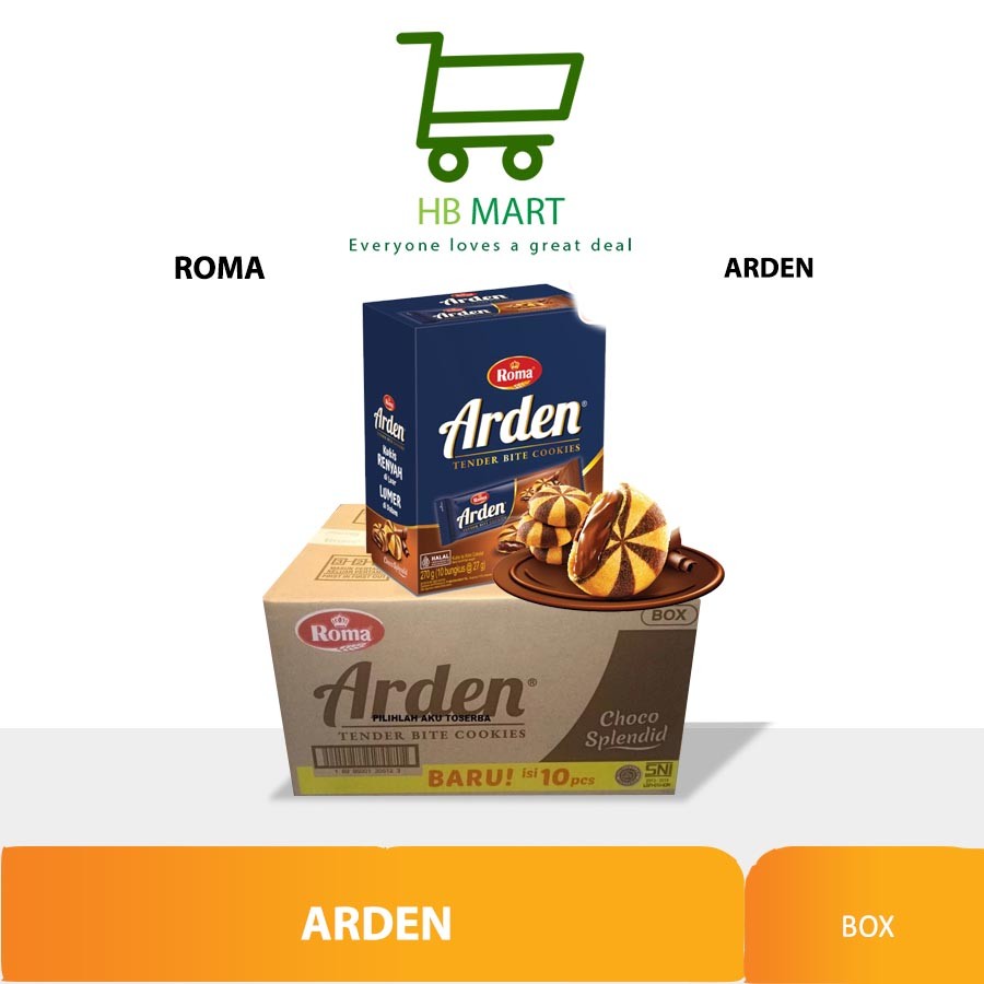

ROMA ARDEN CHOCO SPLENDID / YOGURT STROBERI - 1 KARDUS ISI 8 BOX