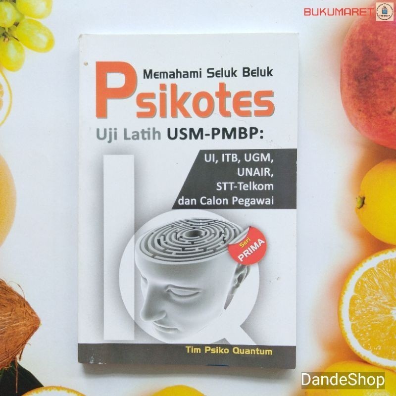 Memahami Seluk Beluk PSIKOTES Uji Latih USM PMBP ~ UI ITB UGM UNAIR STT Telkom & Calon Pegawai Origi