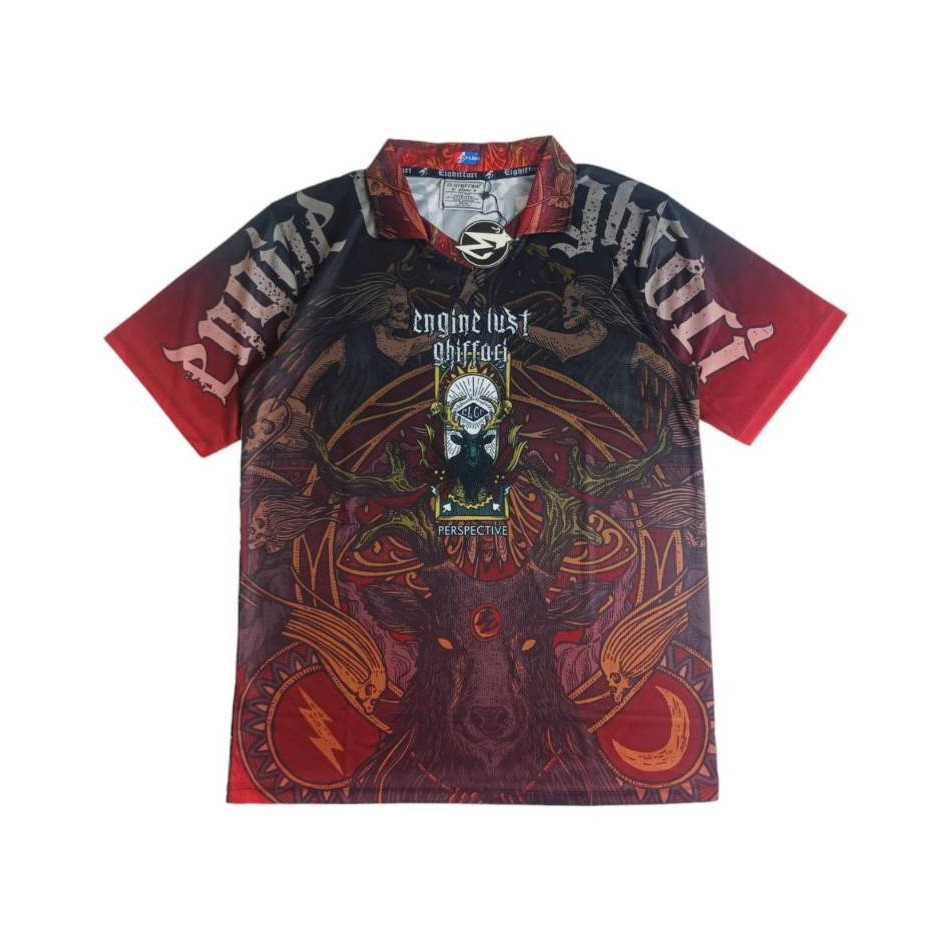 Kaos Jersey Kerah Vintage Elghiffari Perspetive Full Print