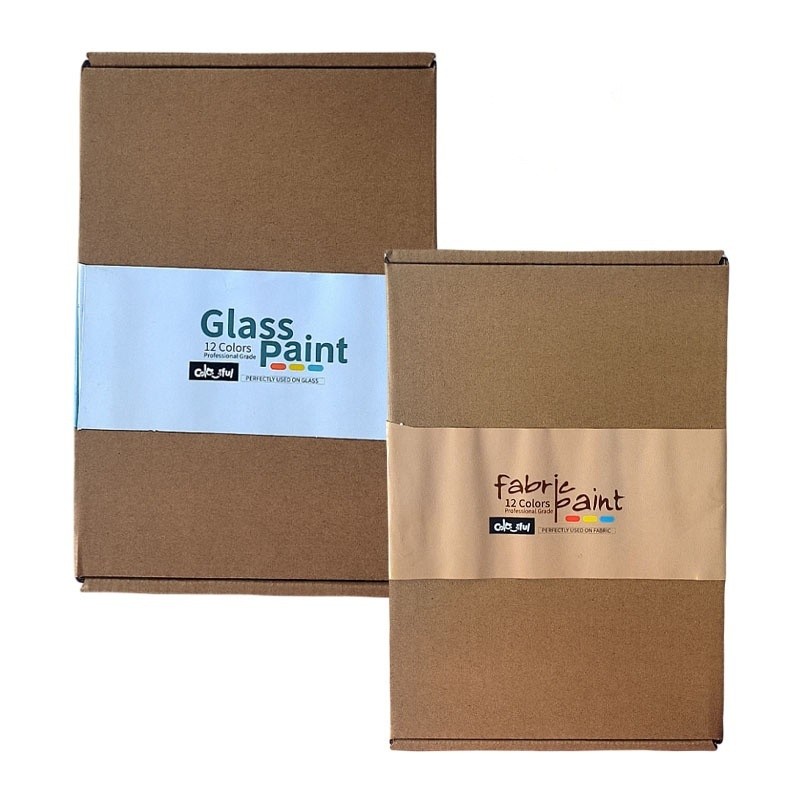 

12-color /12ml glass painting pigment Hand-painted DIY pigment Textile painting glass painting pigment set