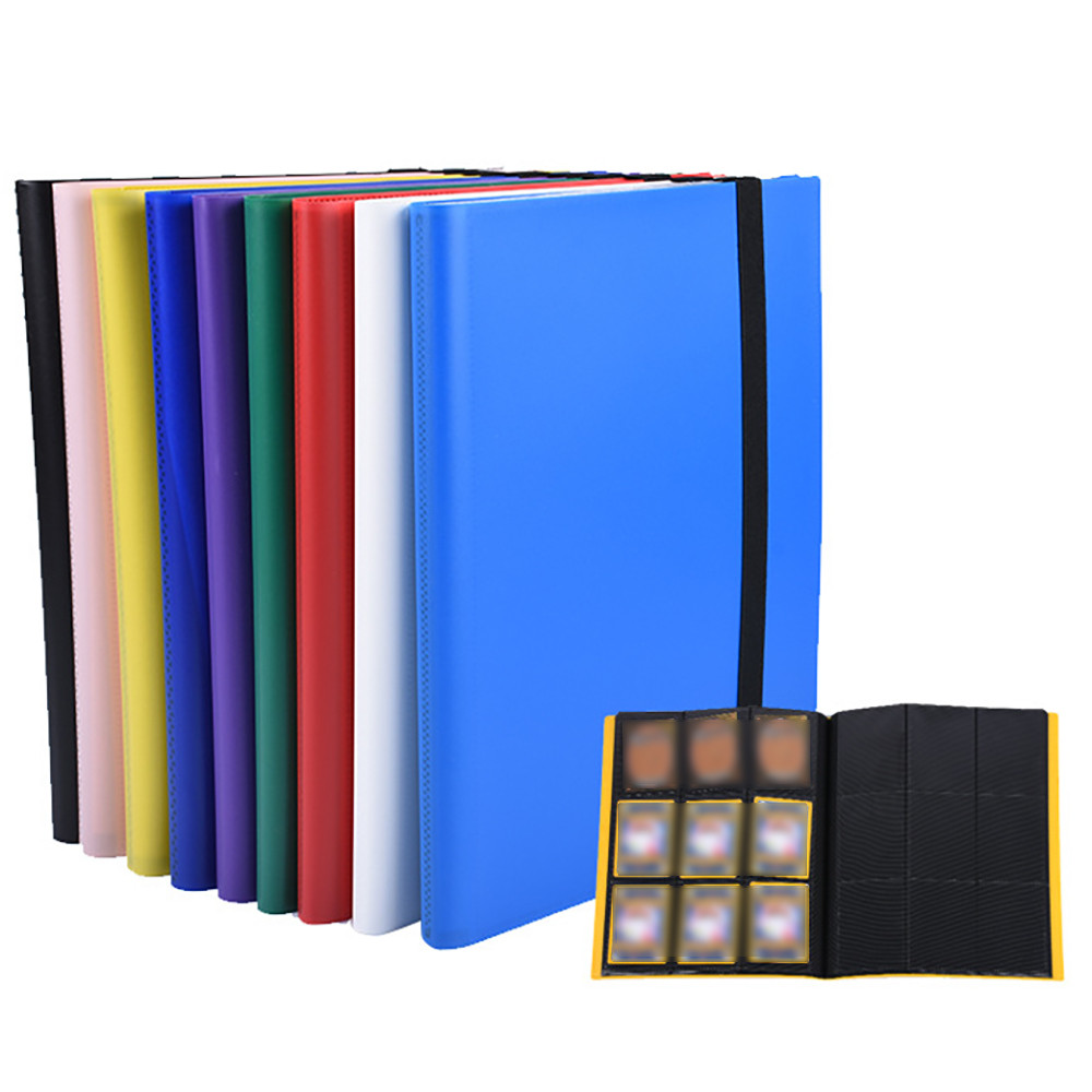 

Card Binder 9 Pocket 360 Pockets Trading Card Album for Standard Cards Side Loading Card Collection Folder for PTCG Game Cards