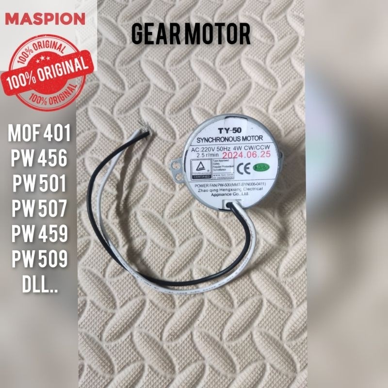 Synchronous motor/Gear motor kipas angin Maspion original