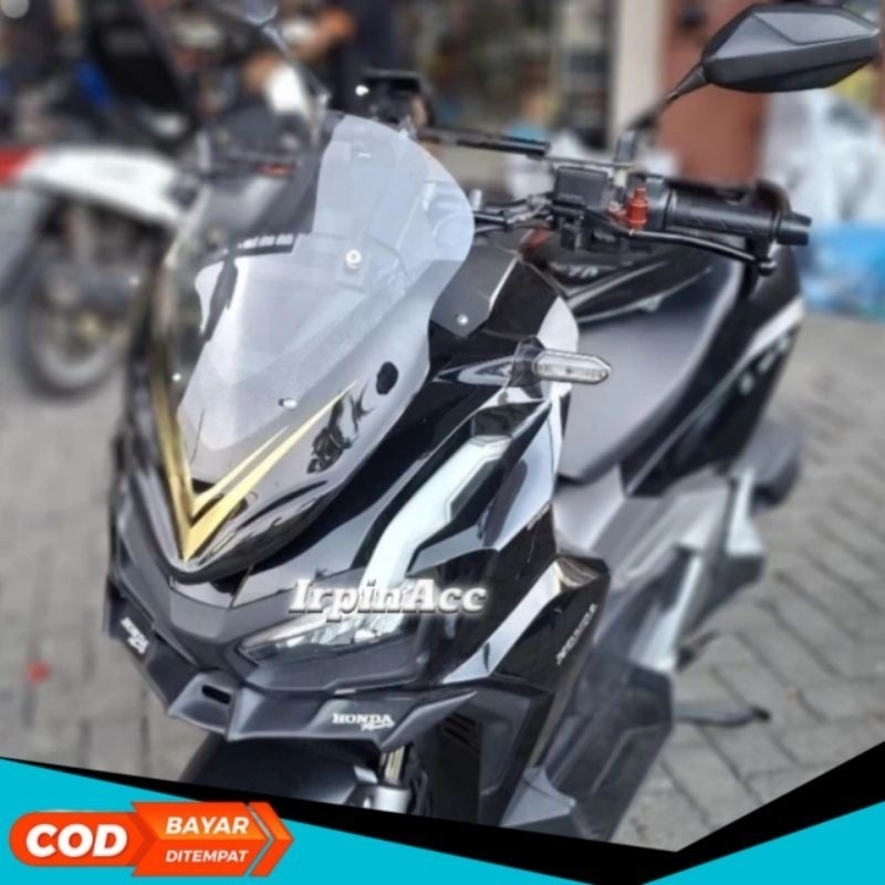 Visor Windshield ADV 160 ADV 150 Black Series Pendek Sporty model Thailan
