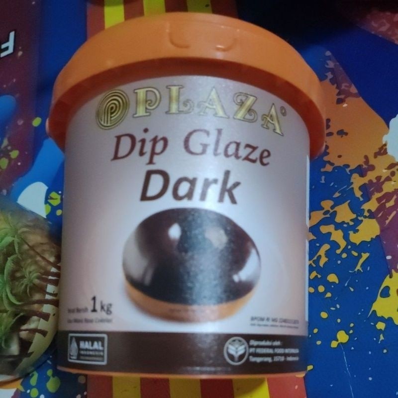 

Plaza, dip glaze 1kg / Toping donat 1kg ember BY JJS