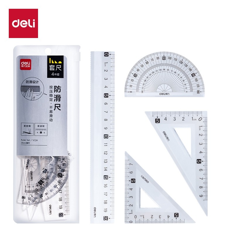 

Deli VC23 Ruler Set – 4 Pcs Penggaris dalam 1 Set